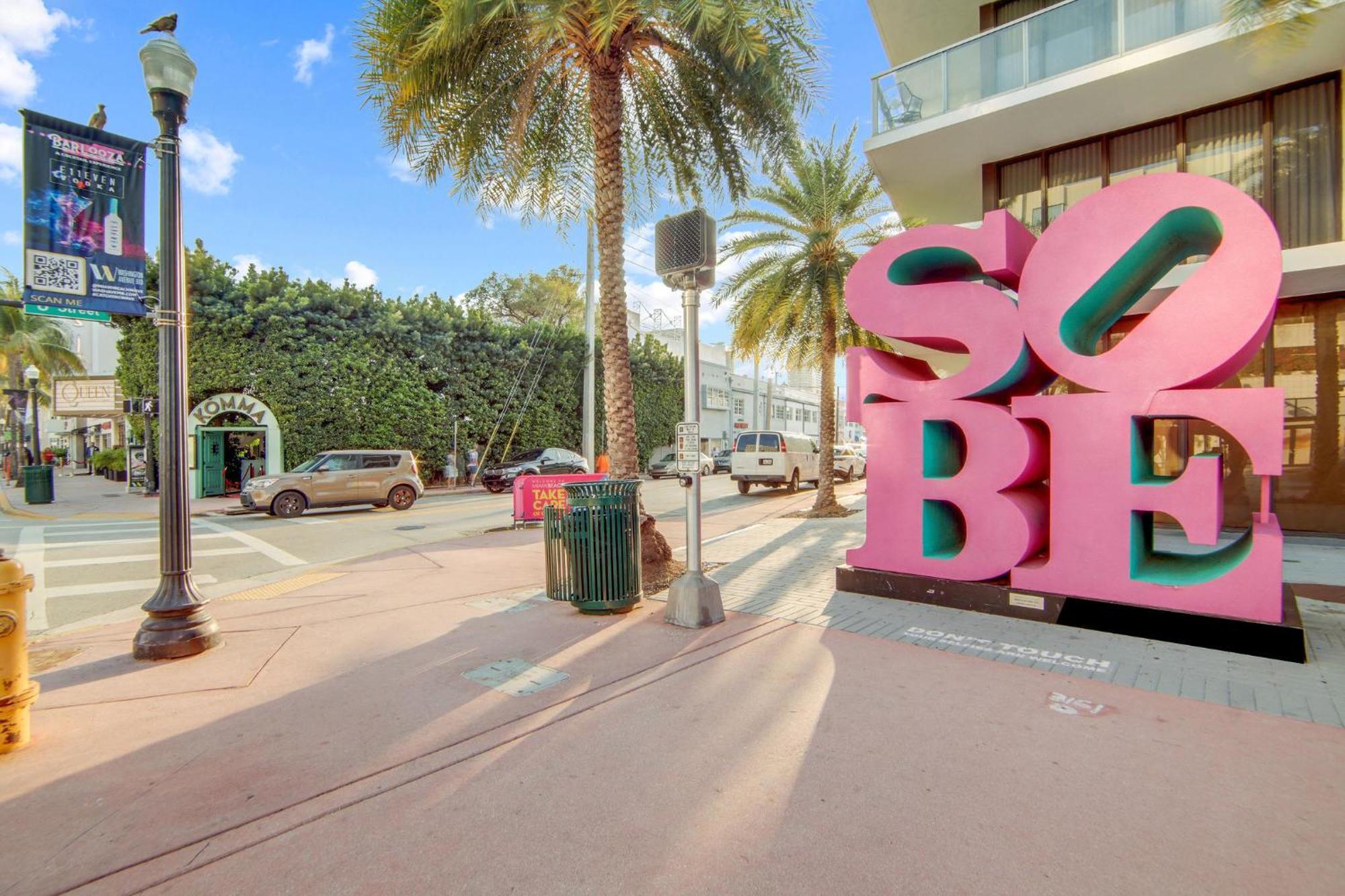 Beachy 1 B/R, W/2 Queen Beds, On Ocean Drive Beach Miami Beach Exterior photo