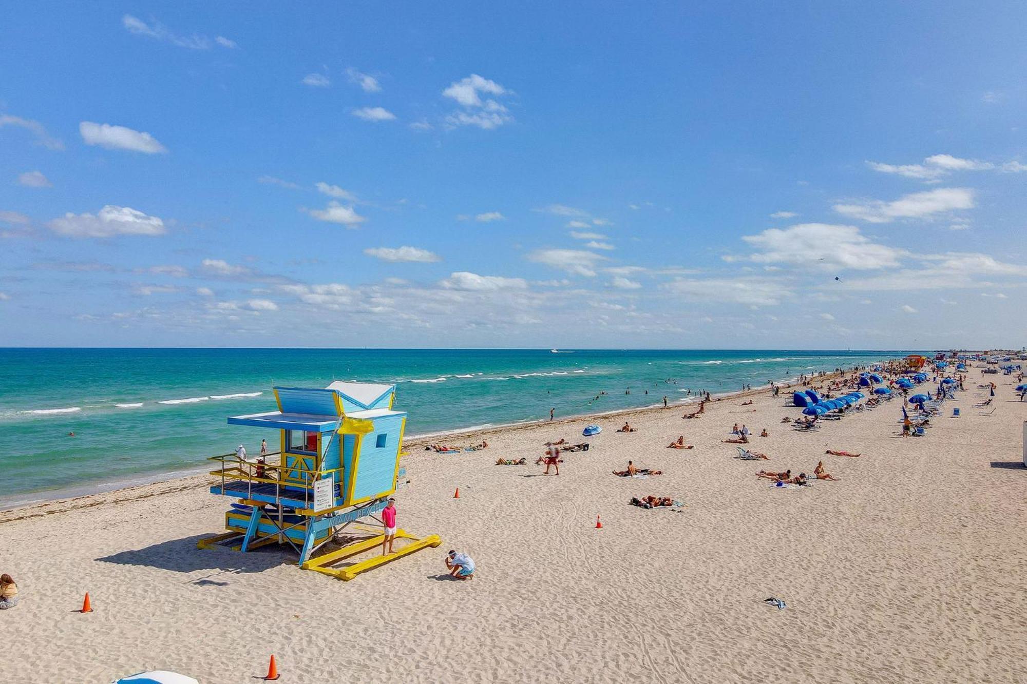Beachy 1 B/R, W/2 Queen Beds, On Ocean Drive Beach Miami Beach Exterior photo