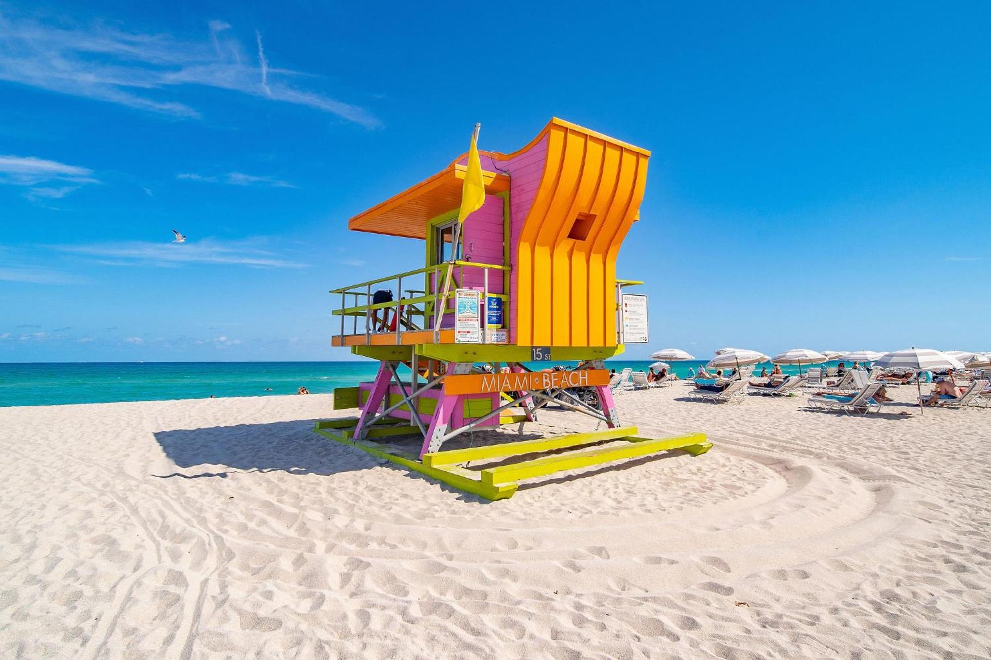 Beachy 1 B/R, W/2 Queen Beds, On Ocean Drive Beach Miami Beach Exterior photo