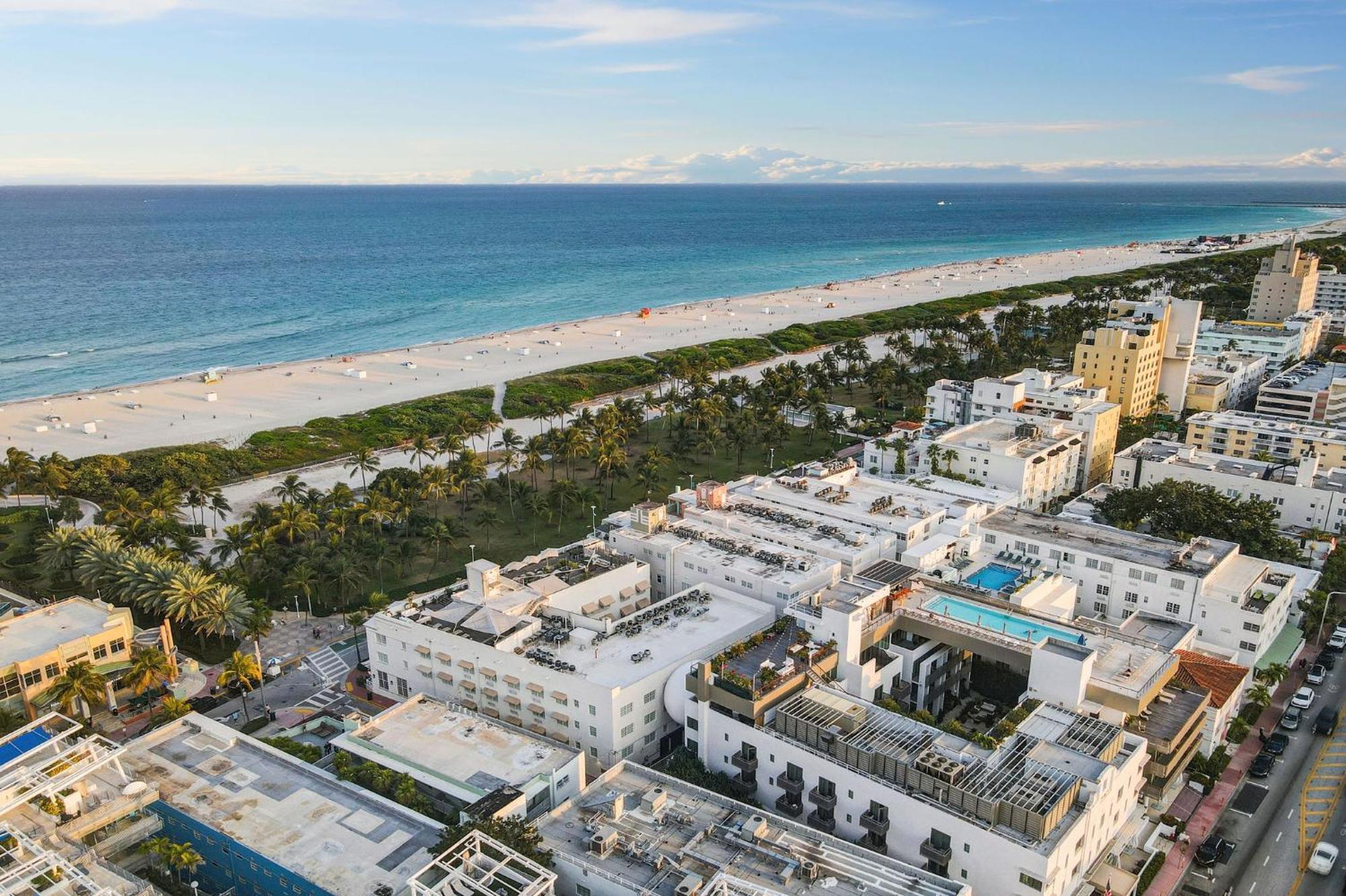 Beachy 1 B/R, W/2 Queen Beds, On Ocean Drive Beach Miami Beach Exterior photo